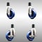 Service Caster 4 Inch 316SS Solid Poly Swivel 1-7/8 Inch Expanding Stem Caster Brake SCC, 2PK SCC-SS316EX20S414-SPUS-2-TLB-2-178 - alternate 1